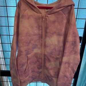 Old Navy Girls Tye Dye Zipper Hoodie Size 10/12 Large